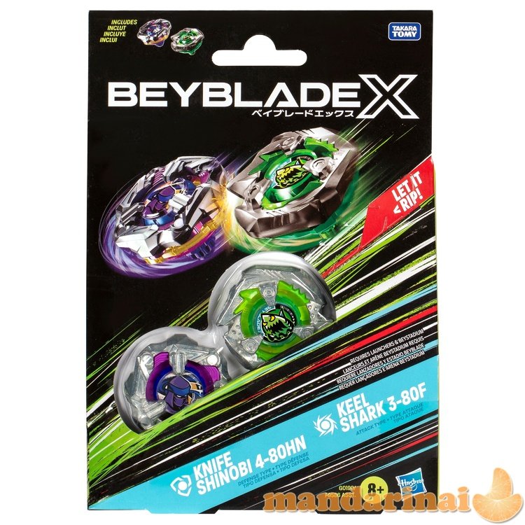 BEYBLADE X Dviguba pakuotė „Beyblade X“