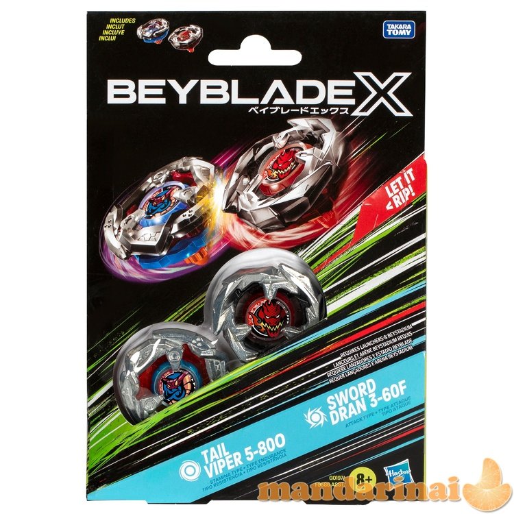 BEYBLADE X Dviguba pakuotė „Beyblade X“