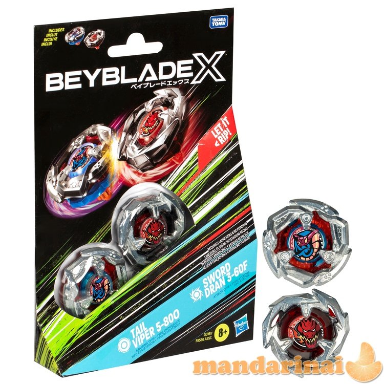 BEYBLADE X Dviguba pakuotė „Beyblade X“