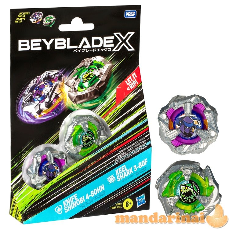 BEYBLADE X Dviguba pakuotė „Beyblade X“