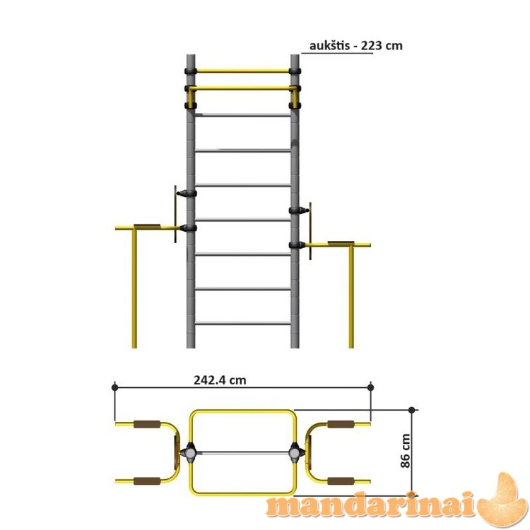 Lauko sporto treniruoklis SANRO BASIC PRO