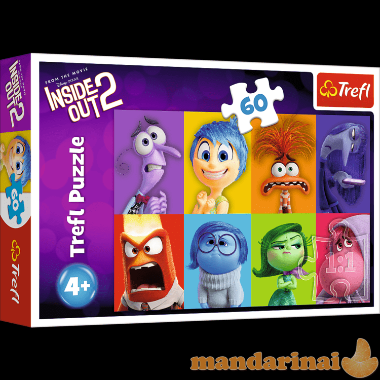 TREFL DISNEY Inside Out 2 Dėlionė, 60 det.