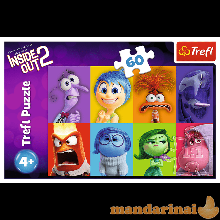 TREFL DISNEY Inside Out 2 Dėlionė, 60 det.