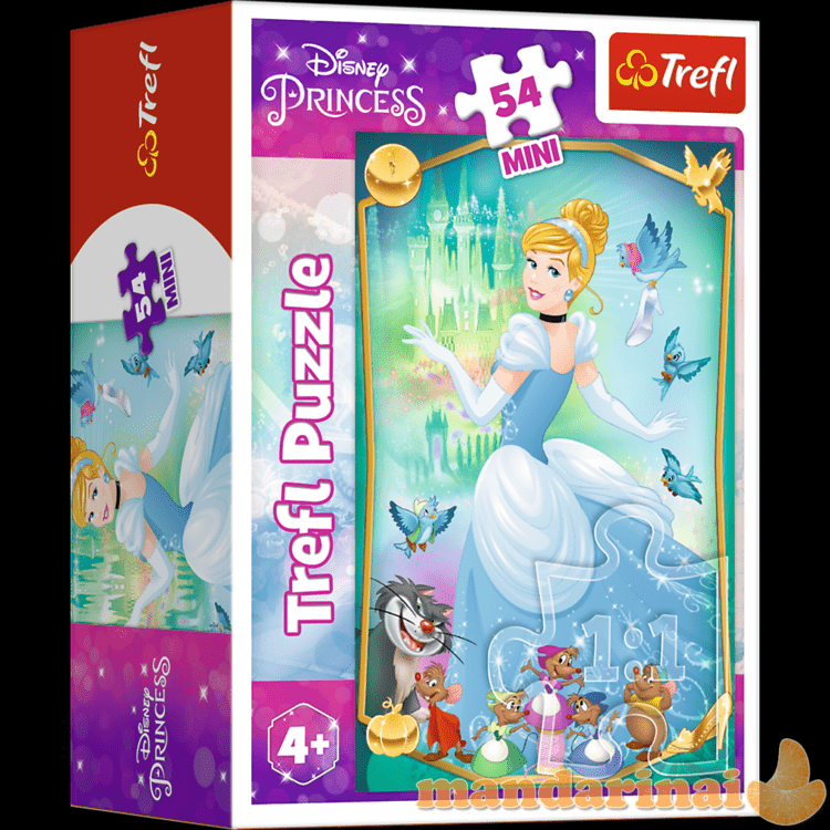 TREFL DISNEY PRINCESS dėlionė „Princesės“ 54 det.