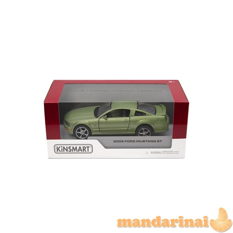 KINSMART Automobilio modelis 2006 Ford Mustang GT, scale 1:36