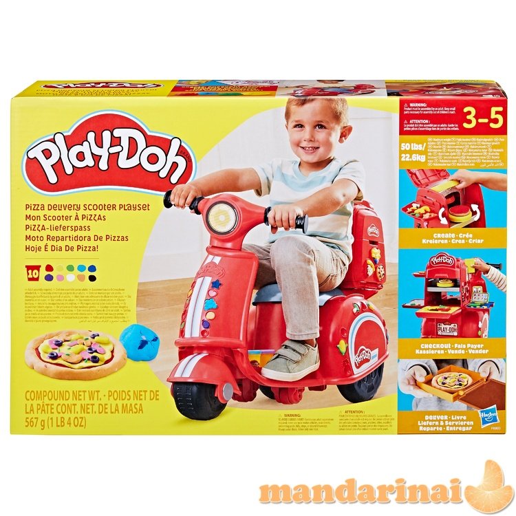 PLAY-DOH Rinkinys „Picos pristatymo motoroleris“, 49 cm