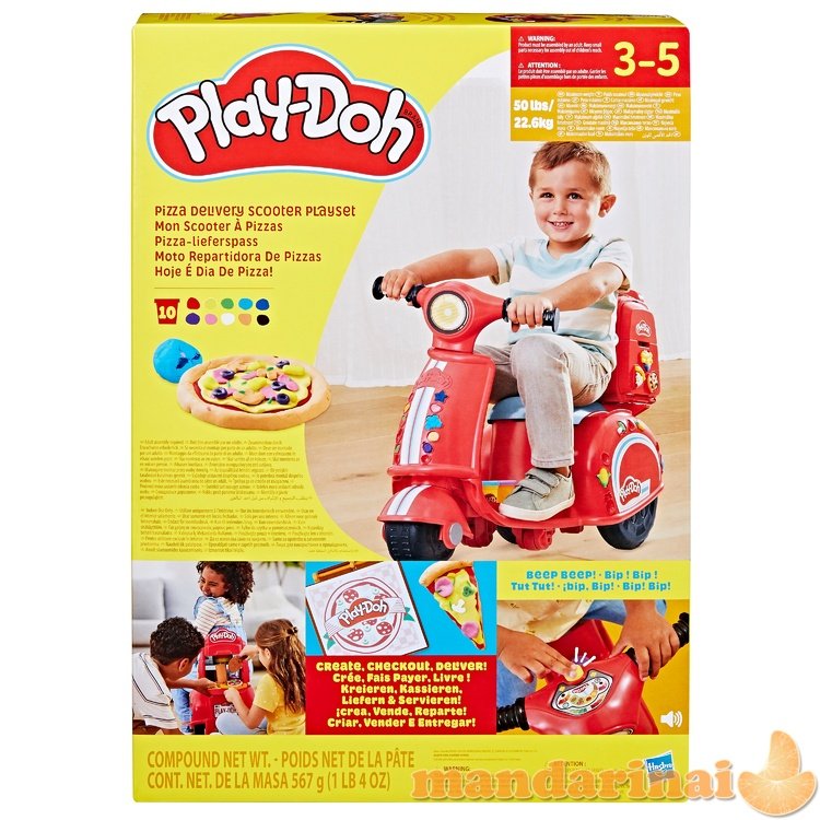 PLAY-DOH Rinkinys „Picos pristatymo motoroleris“, 49 cm