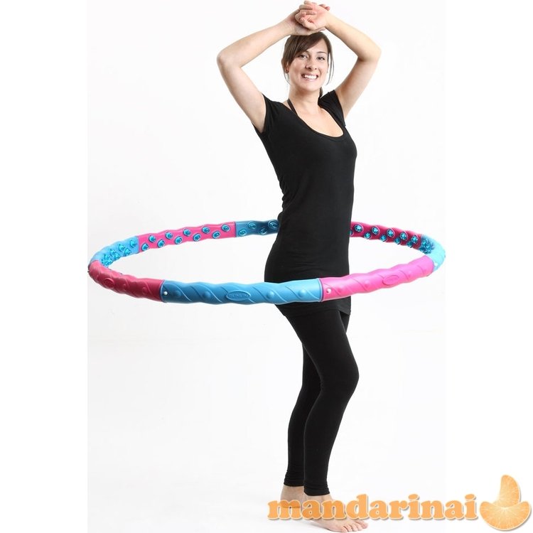 Masažinis pasunkintas lankas lieknėjimui inSPORTline Hoop 110cm 1450g