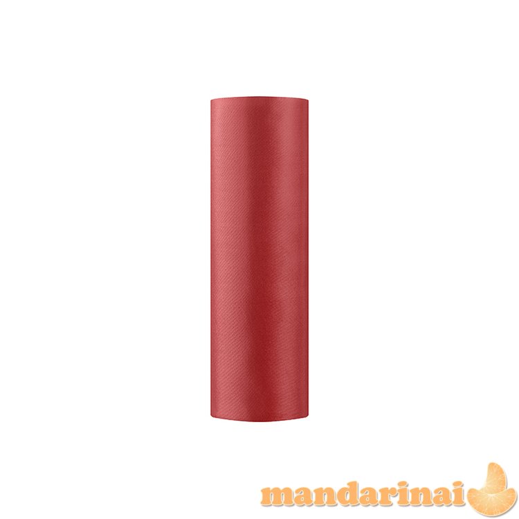 Satin Plain, red, 0.16 x 9m (1 pc. / 9 lm)