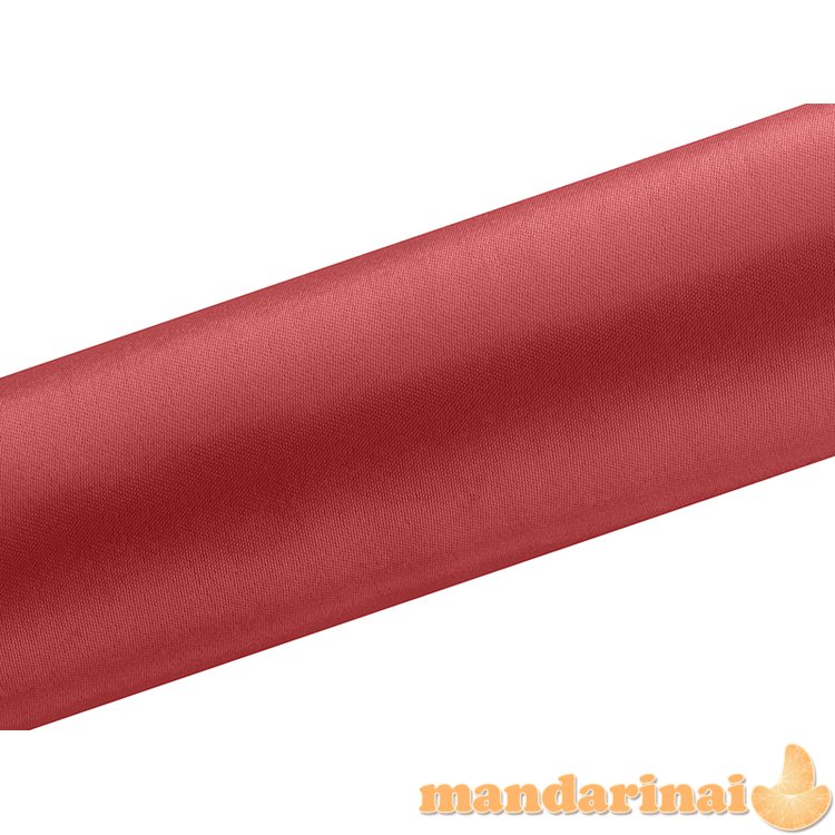 Satin Plain, red, 0.16 x 9m (1 pc. / 9 lm)