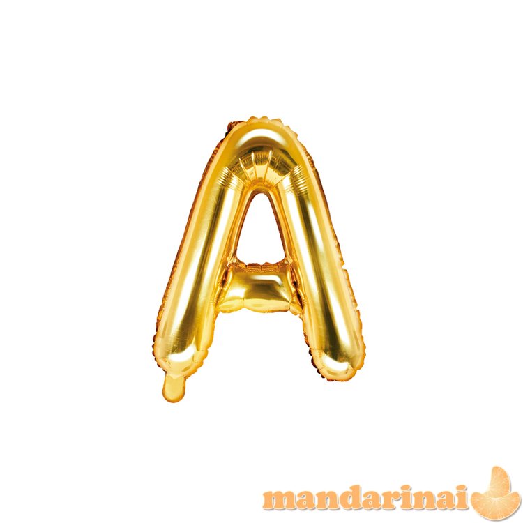 Foil Balloon Letter A , 35cm, gold