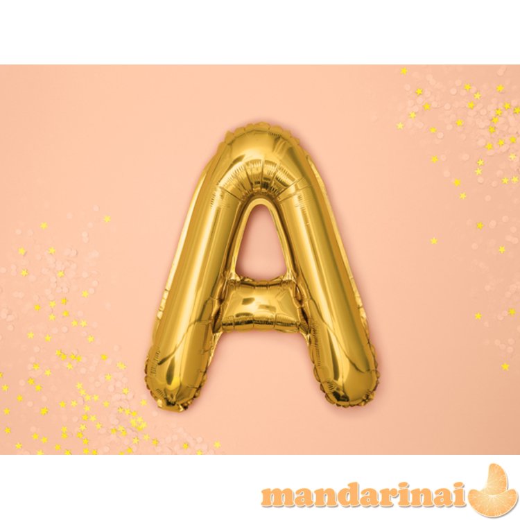 Foil Balloon Letter A , 35cm, gold