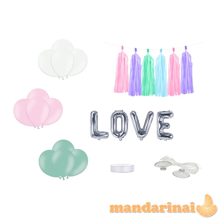 Car decoration kit - Love, mix