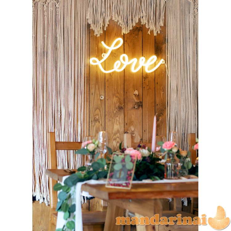 Neon LED - Love, white, 61x27,4 cm