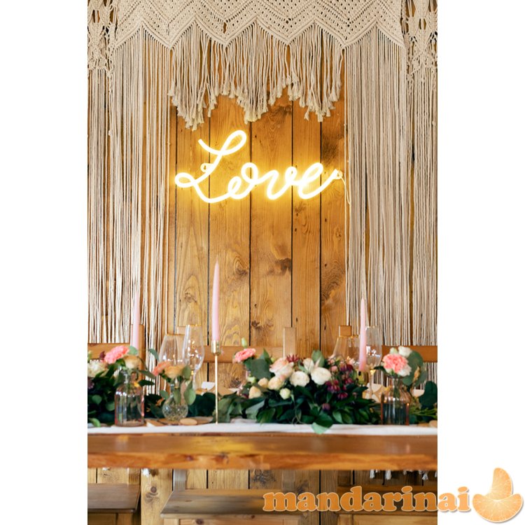 Neon LED - Love, white, 61x27,4 cm