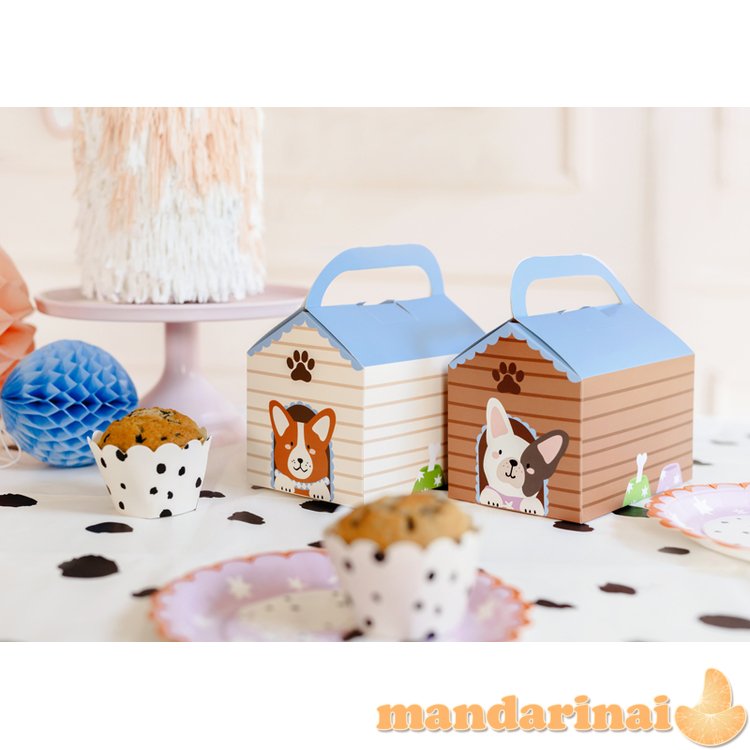 Decorative cake boxes - Doghouse (1 pkt / 6 pc.)