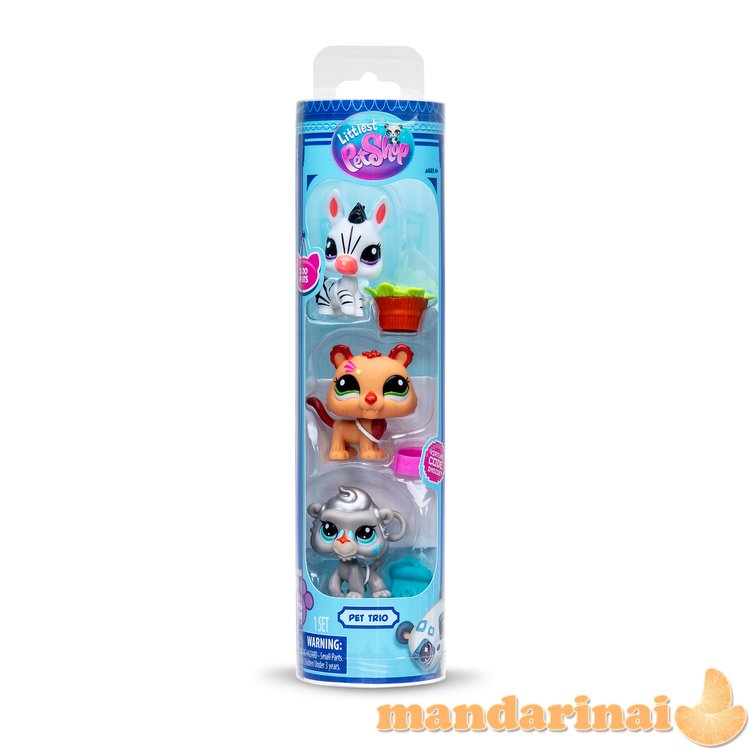 LITTLEST PET SHOP Gyvūnėliai, 3 vnt