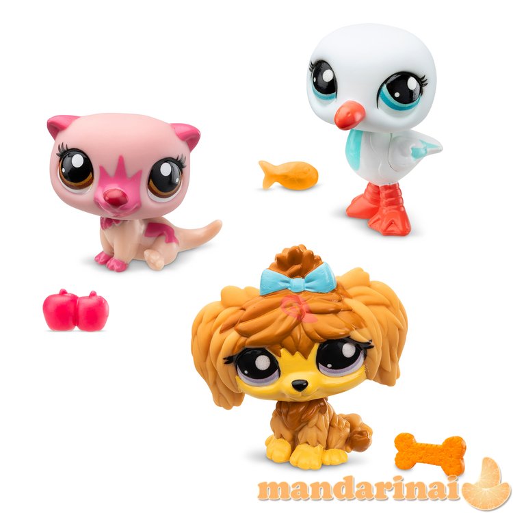 LITTLEST PET SHOP Gyvūnėliai, 3 vnt