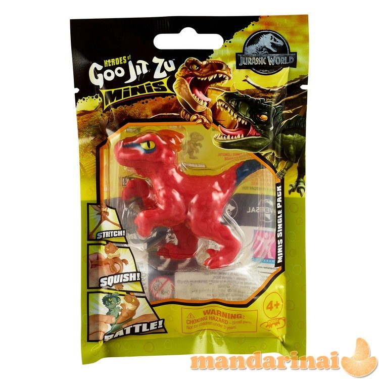 HEROES OF GOO JIT ZU MINI JURASSIC WORLD figūrėlė W3