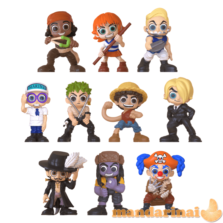 ONE PIECE Minifigure in blind pack, 5 cm