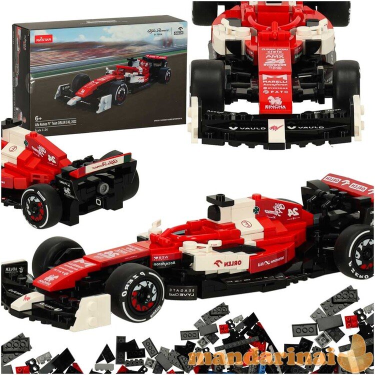 RC automobilis 1:24 Alfa Romeo F1 C42 blokai