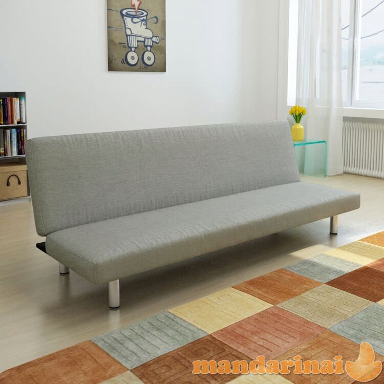 Miegamoji sofa, tamsiai pilkos spalvos