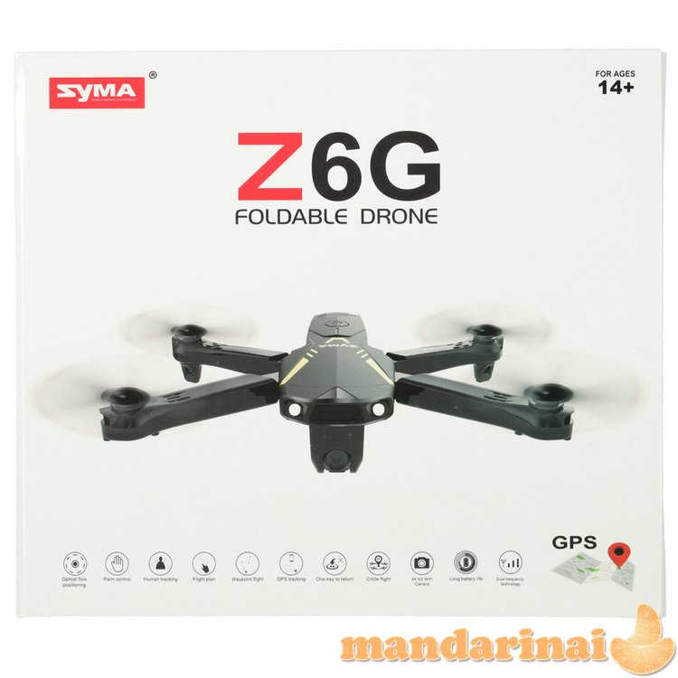 RC 2.4G Z6G- keturkopinis dronas su 1MP wifi kamera