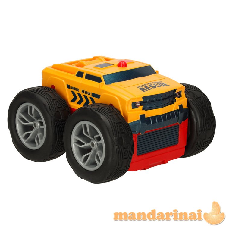 RC Revolt 2 Sided Rescue Racer nuotoliniu būdu valdomas automobilis mėlynos spalvos