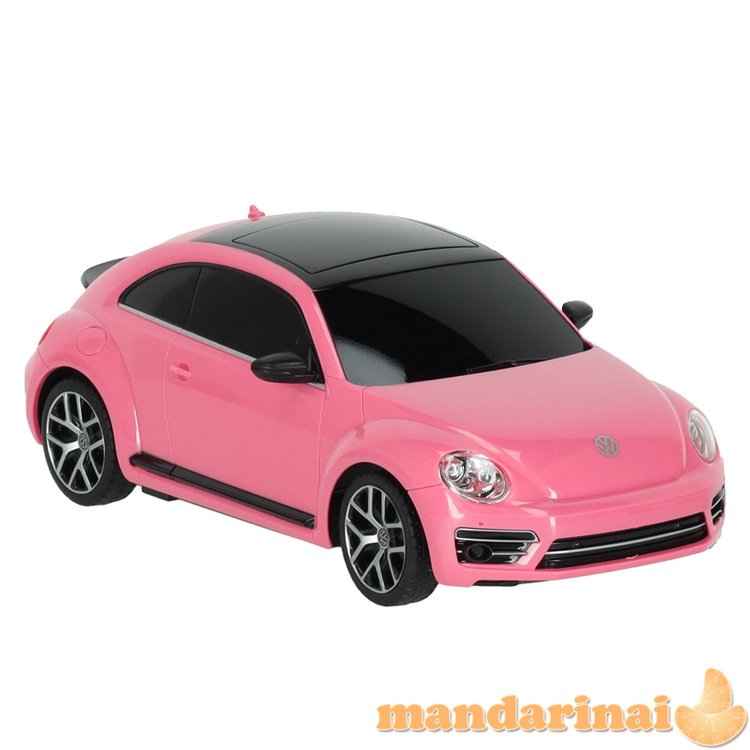 RC automobilis 1:24 Volkswagen Beetle rožinė