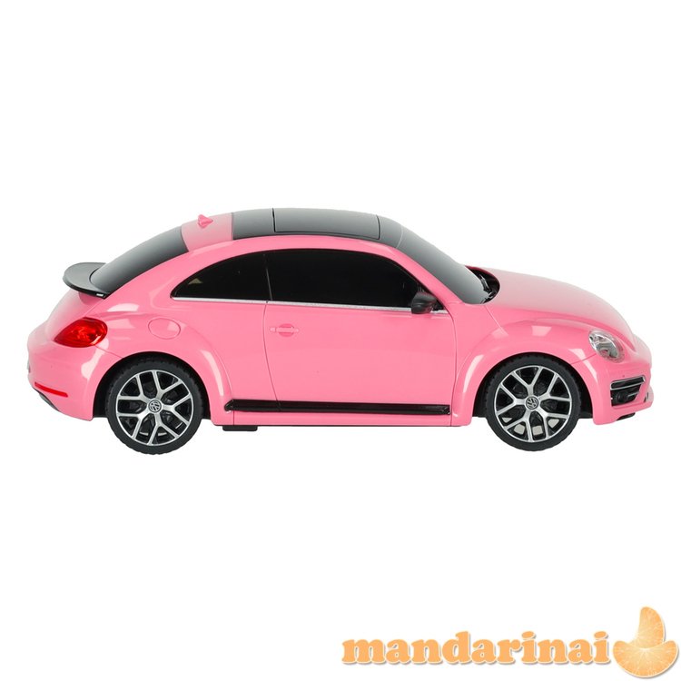 RC automobilis 1:24 Volkswagen Beetle rožinė