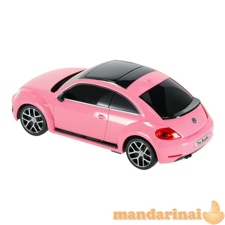 RC automobilis 1:24 Volkswagen Beetle rožinė