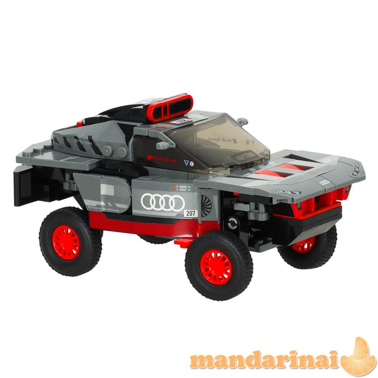 RC automobilis 1:30 Audi RS Q e-tron blokeliai