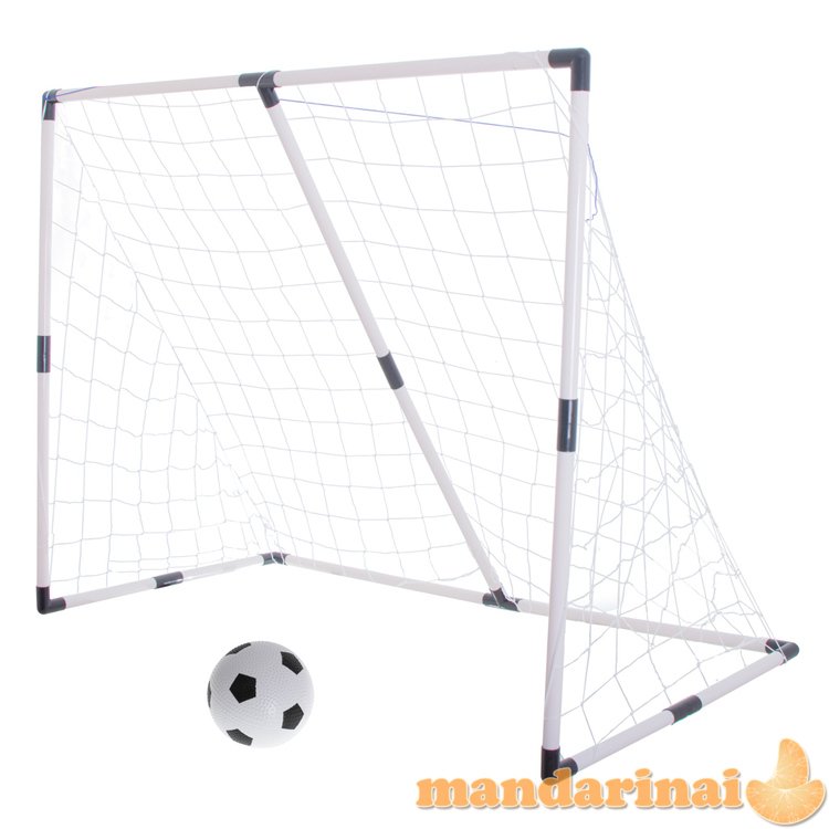 Vaikų futbolo vartai 2 viename 143x110x70 cm