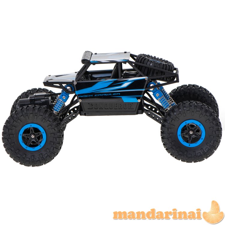 RC automobilis Rock Crawler HB 2.4GHz 1:18 mėlynas