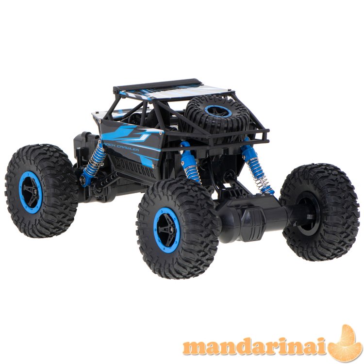 RC automobilis Rock Crawler HB 2.4GHz 1:18 mėlynas