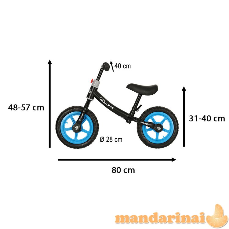 Trike Fix Balance visureigis dviratis juodos ir melsvos spalvos