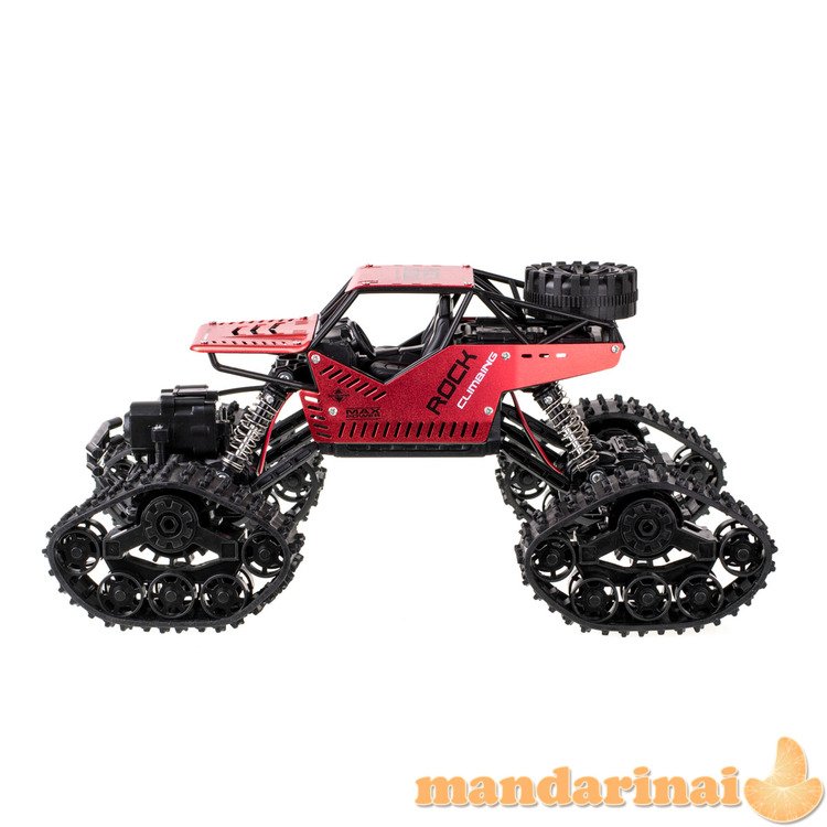 RC Rock Crawler 4x4 automobilis LHC012 auto 2-in-1 raudonas