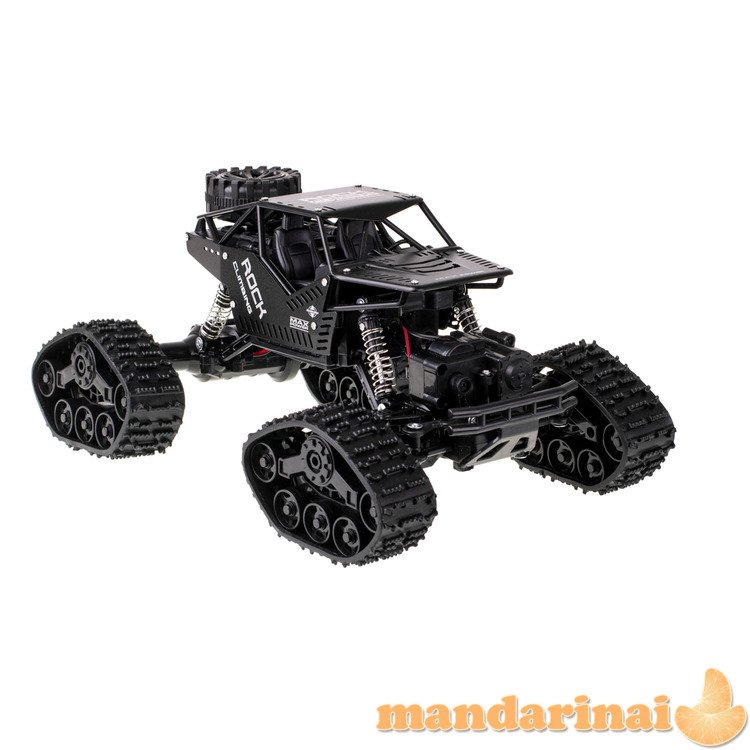 RC Rock Crawler 4x4 automobilis LHC012 auto 2-in-1 juodas