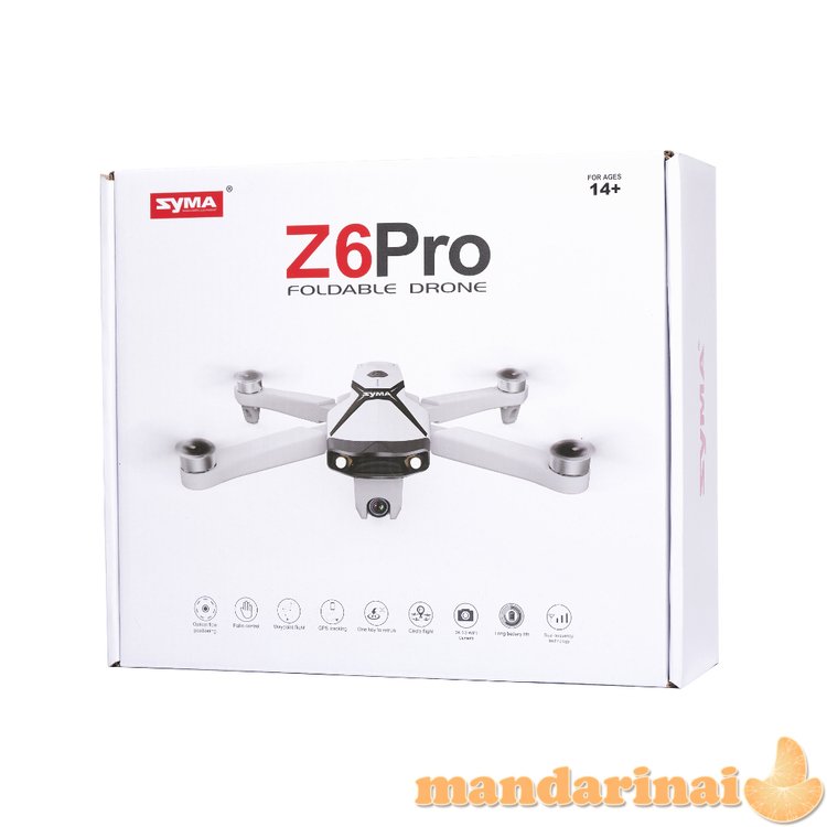 Syma Z6PRO RC dronas GPS 4K 5G Wifi FPV 2.4GHz