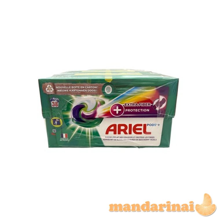 ARIEL 3-in-1 Kapsulės 38 vnt., spalvotiems 957.6g.