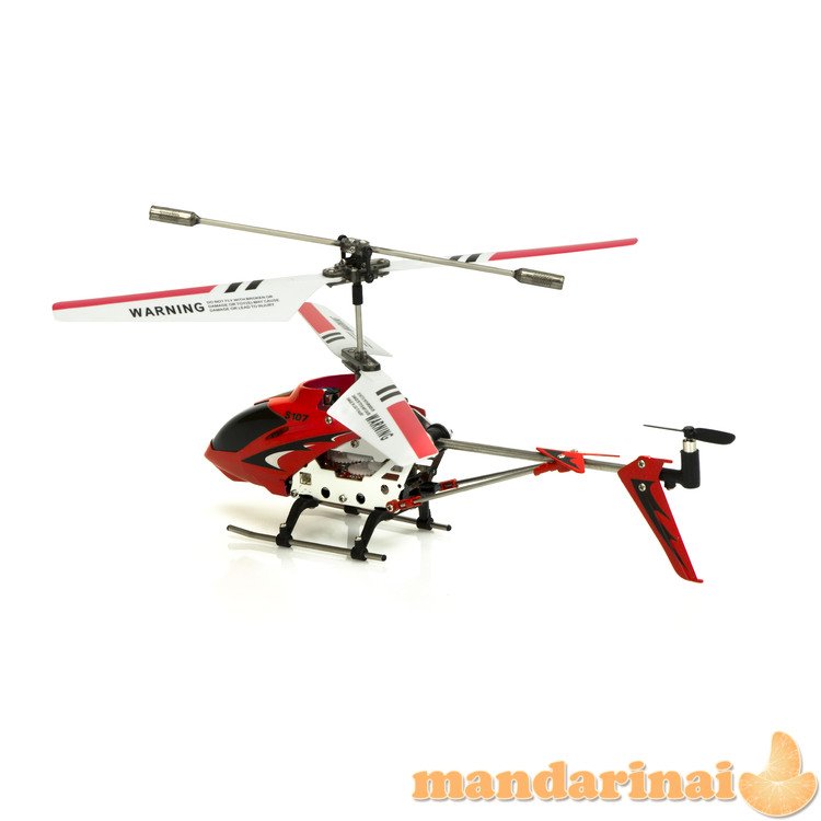 SYMA S107G RC malūnsparnis raudonas