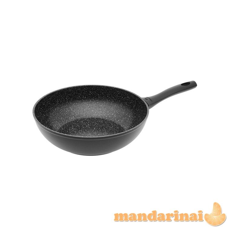 GRANITEX Wok keptuvė dydžio 28 cm su Il ag Xera Dur 2 340R danga 