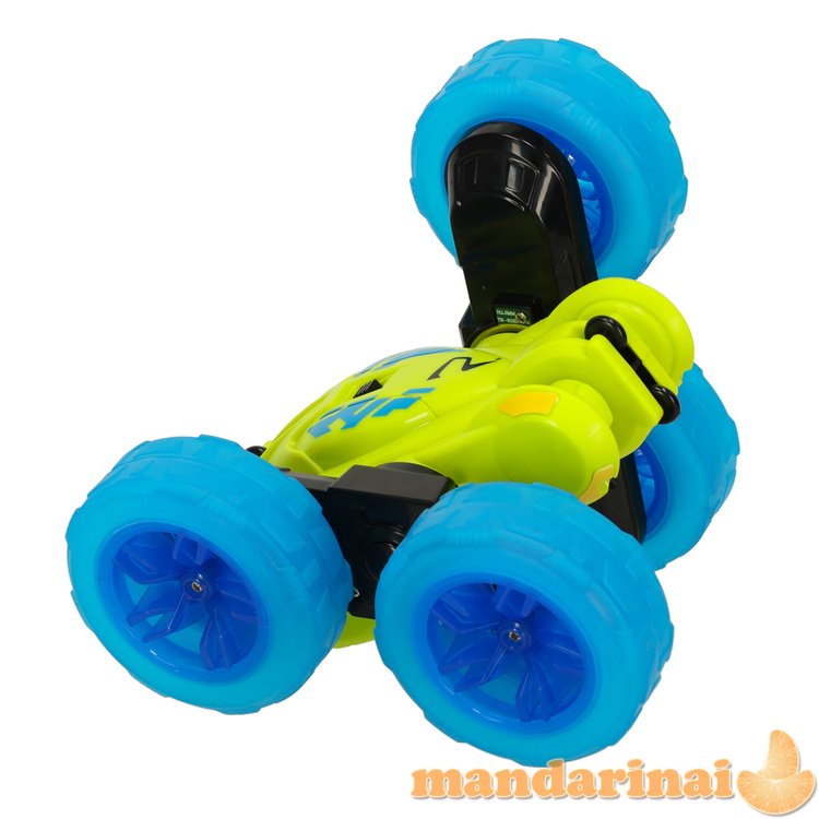 RC Revolt Flip Speeder nuotolinio valdymo automobilio šviečiantys ratai