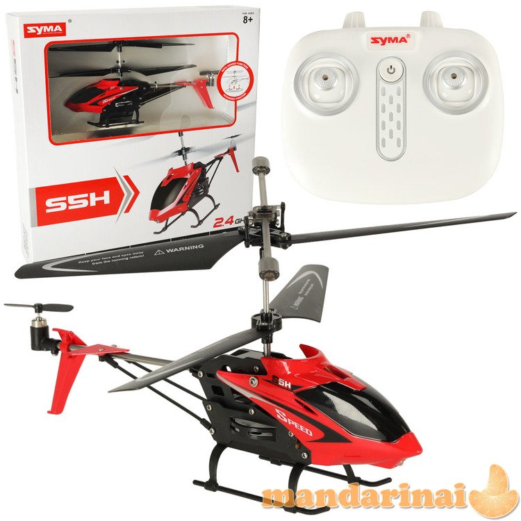 SYMA S5H 2.4GHz RTF RC malūnsparnis raudonas