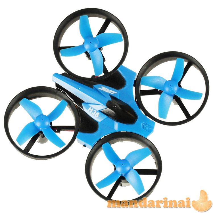 JJRC H36 mini RC dronas 2.4GHz 4CH 6 ašis mėlyna